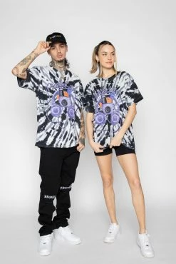 CASH Playlist Tie Dye Tee