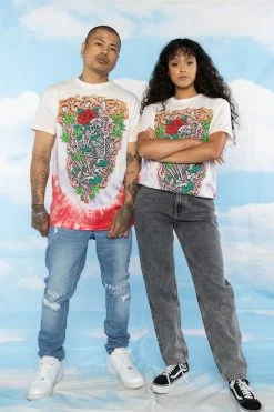 BROKEN PROMISES Up In Smoke V-Dye S/S Tee - BPxYH Shirts