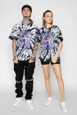 CASH Playlist Tie Dye Tee