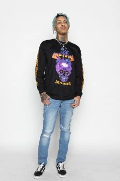 BROKEN PROMISES Shirts Shoot Your Shot L/S Black