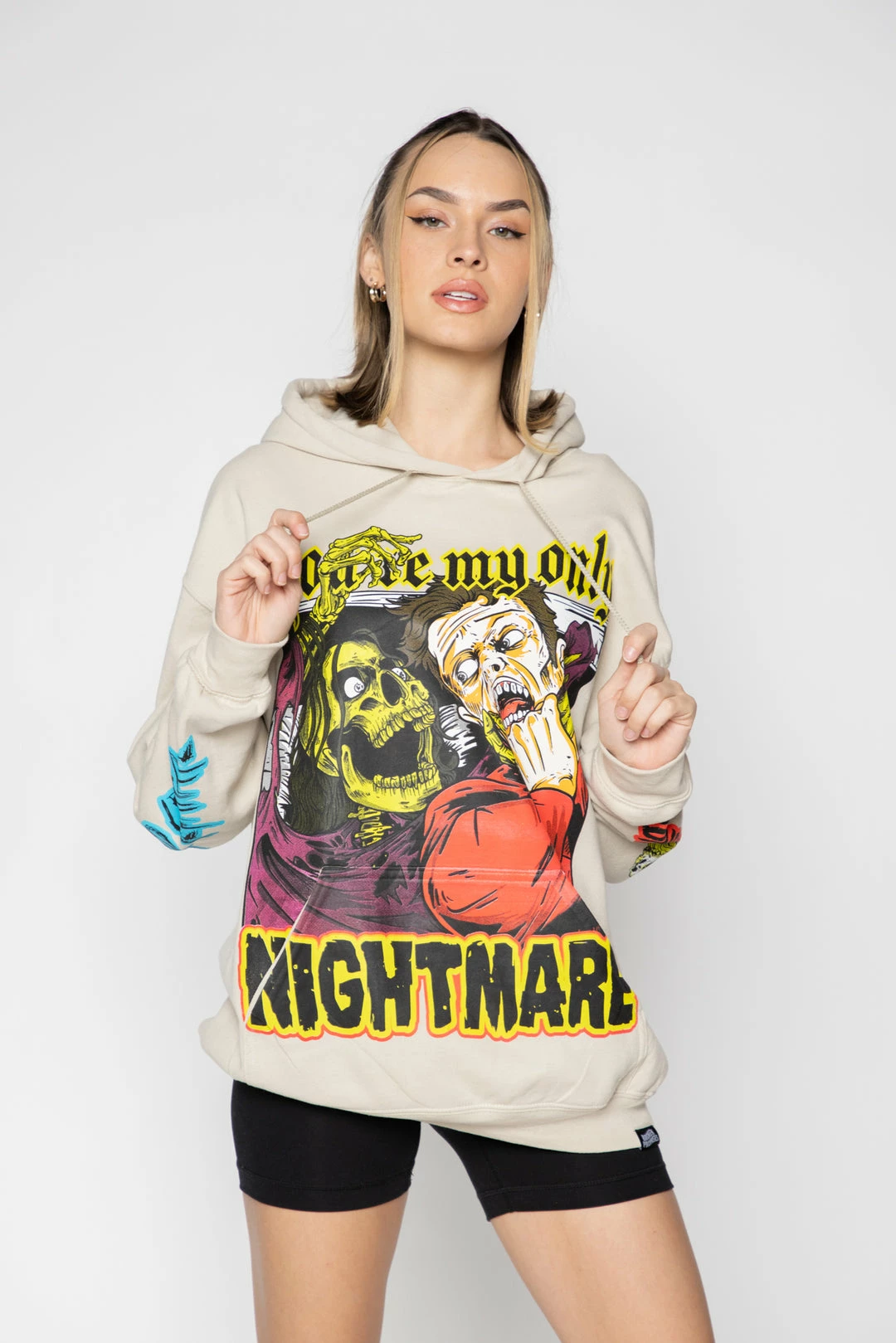 CASH Hoodies Only Nightmare Hoodie Sand 21 CASH Hoodies Only Nightmare Hoodie Sand