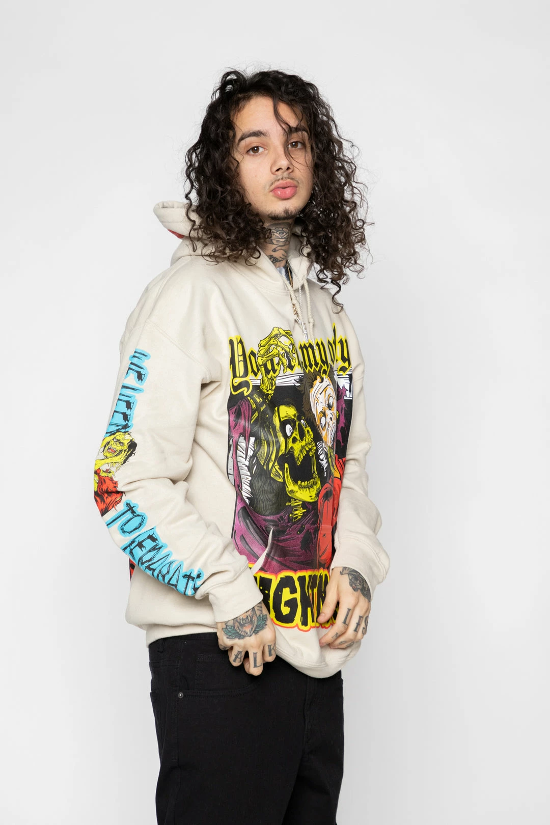 CASH Hoodies Only Nightmare Hoodie Sand 34 CASH Hoodies Only Nightmare Hoodie Sand