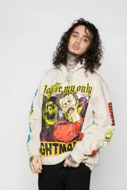 CASH Hoodies Only Nightmare Hoodie Sand 69 CASH Hoodies Only Nightmare Hoodie Sand