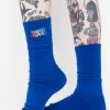 BROKEN PROMISES Tearbow Socks Blue