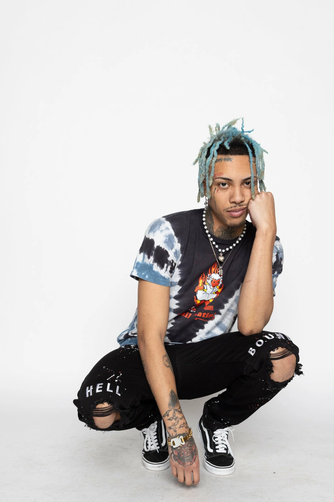 CASH Hail Skatin' Tie Dye Tee Shirts 4 CASH Hail Skatin' Tie Dye Tee Shirts