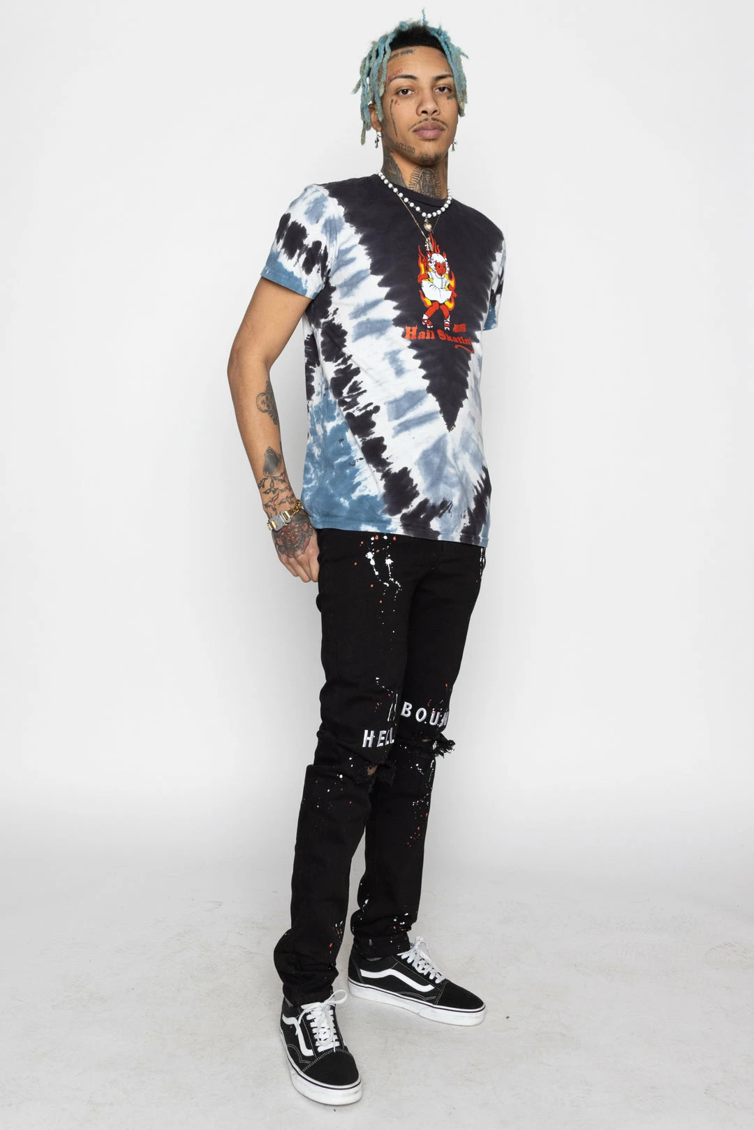 CASH Hail Skatin' Tie Dye Tee Shirts 5 CASH Hail Skatin' Tie Dye Tee Shirts