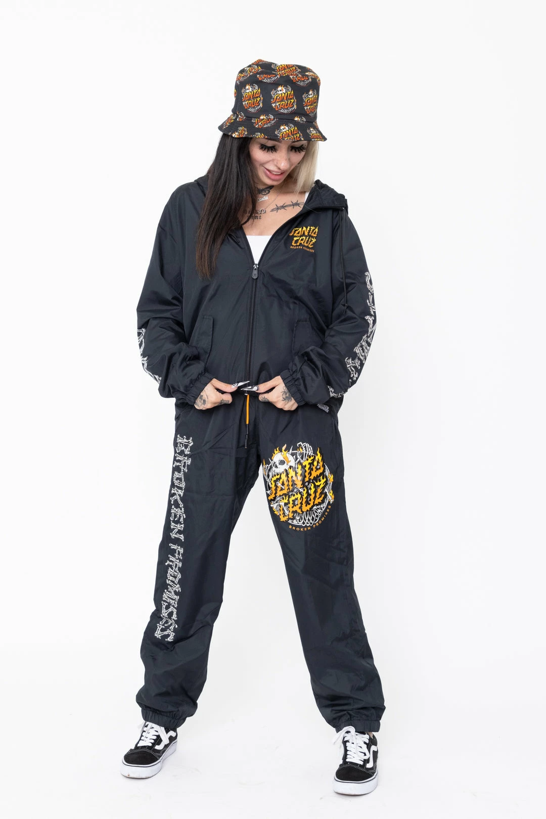 BROKEN PROMISES BP X SC Stinger Coaches Jacket Blk 9 BROKEN PROMISES BP X SC Stinger Coaches Jacket Blk