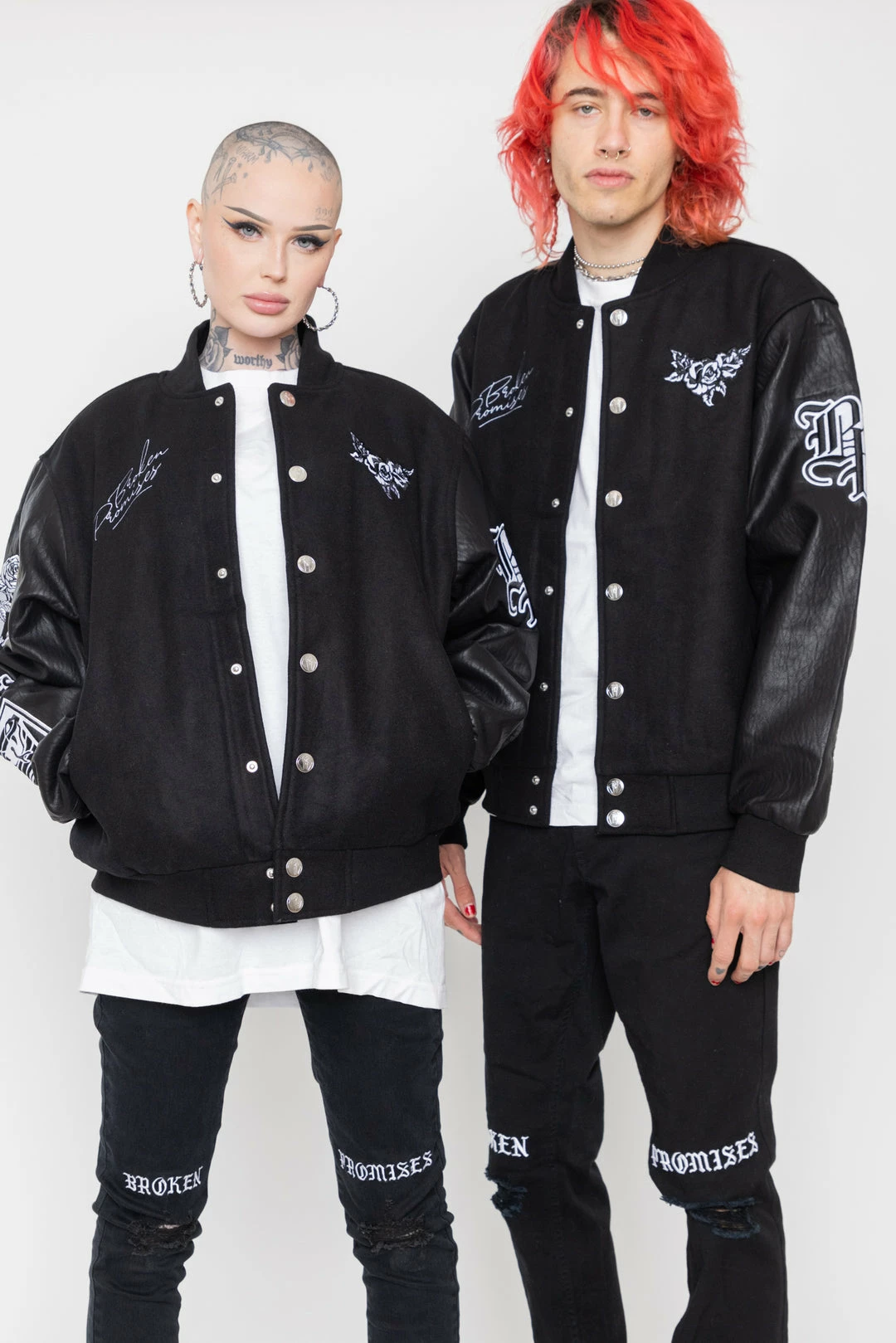 CASH Graveyard Varsity Jacket Black 9 CASH Graveyard Varsity Jacket Black