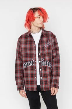 BROKEN PROMISES Emotional Quilted Flannel Jacket
