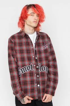 BROKEN PROMISES Emotional Quilted Flannel Jacket