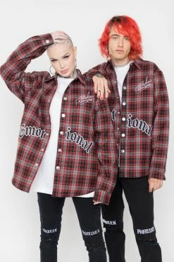 BROKEN PROMISES Emotional Quilted Flannel Jacket