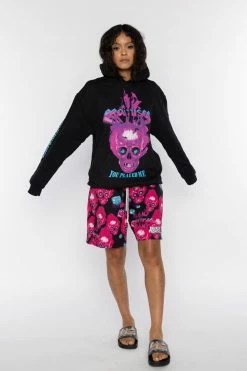 BROKEN PROMISES Hoodies Shoot Your Shot Hoodie Black