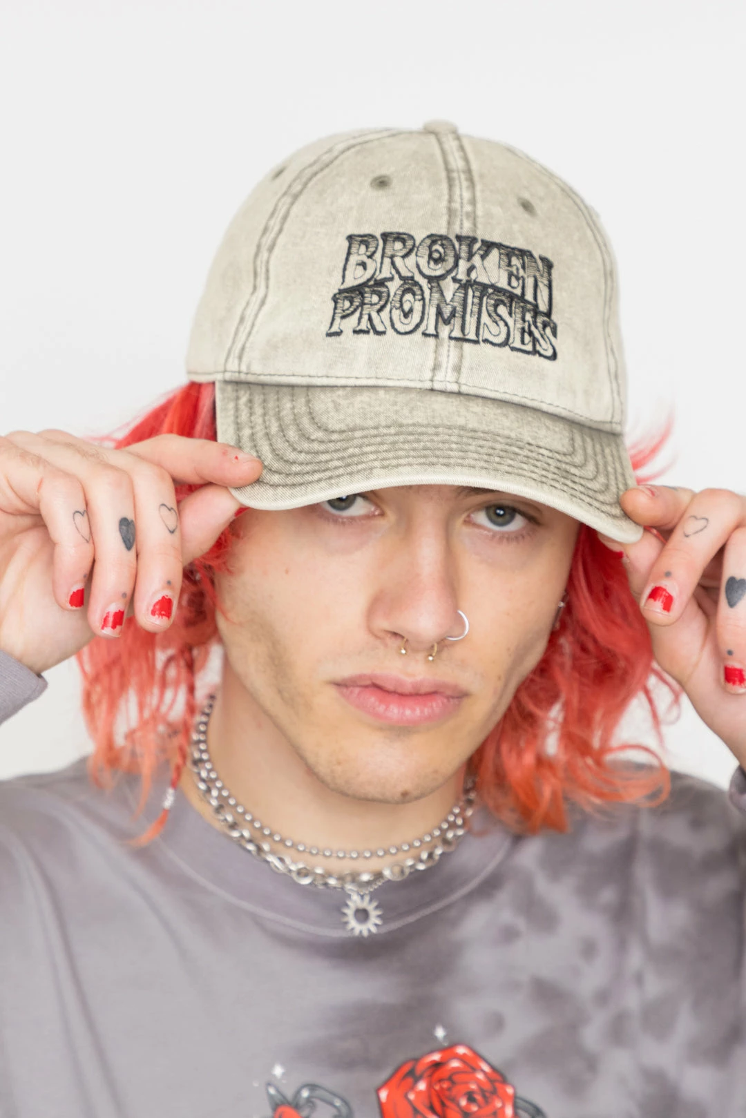 BROKEN PROMISES Fangs Dad Hat Headwear 3 BROKEN PROMISES Fangs Dad Hat Headwear