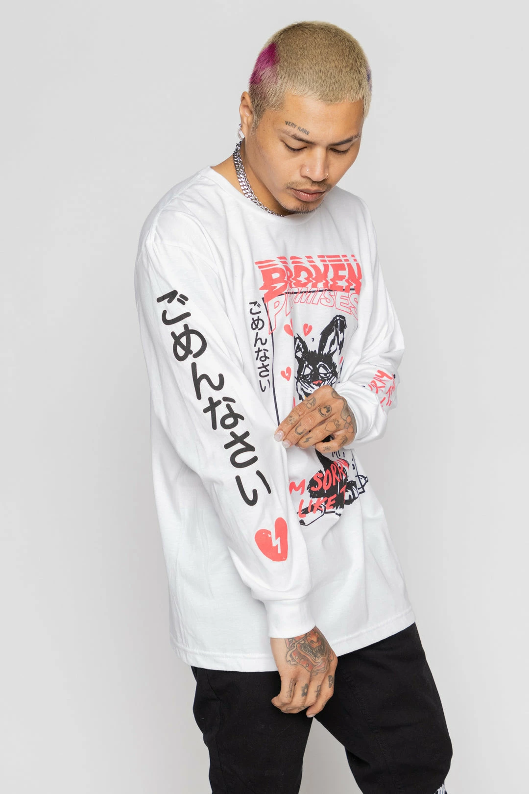 BROKEN PROMISES Shirts Drown My Sorrows L/S White 16 BROKEN PROMISES Shirts Drown My Sorrows L/S White