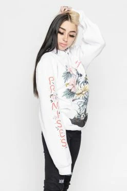 BROKEN PROMISES Hoodies Lovely Decay Hoodie White