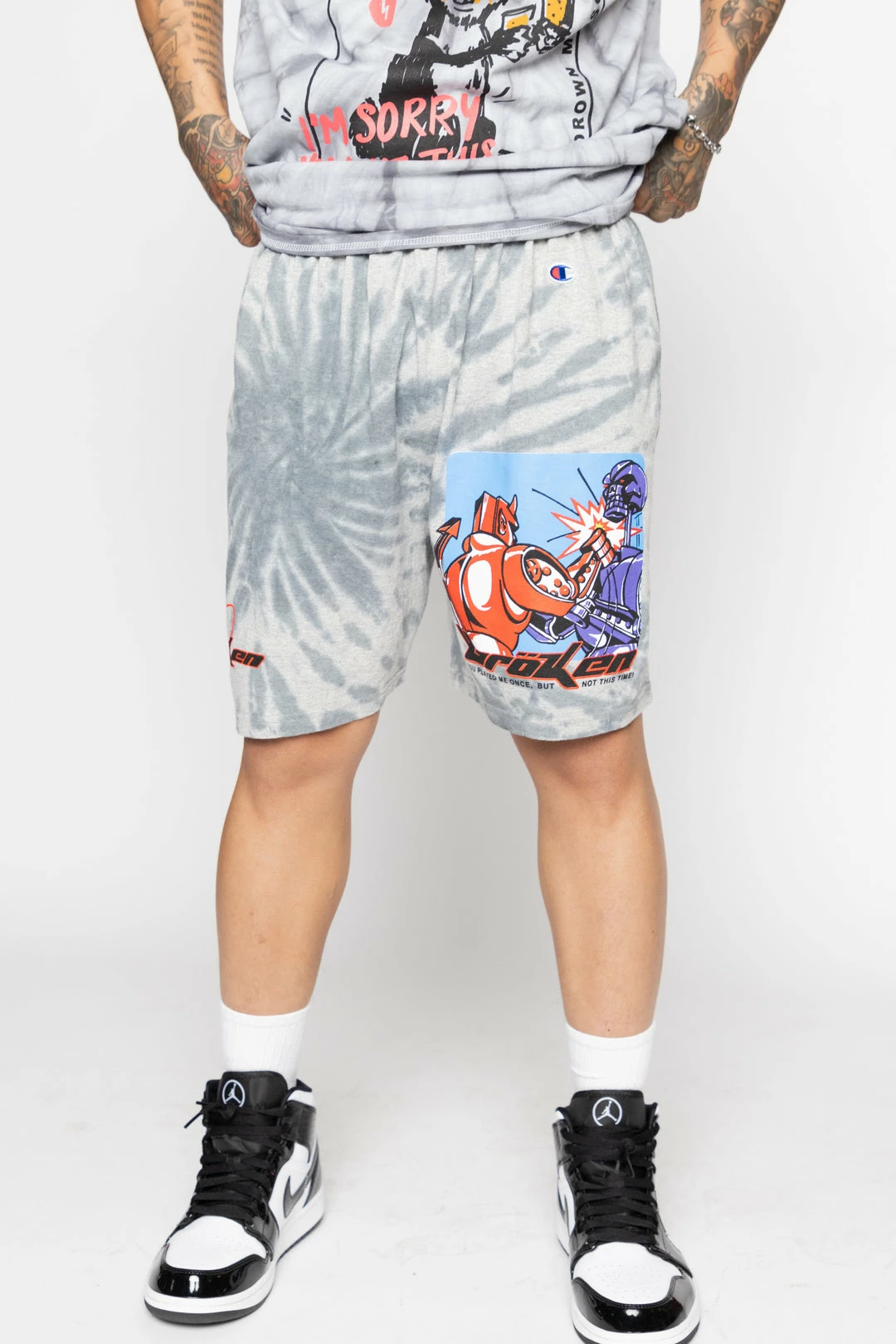 CASH Bottoms Knock Out Dyed Champion Shorts 11 CASH Bottoms Knock Out Dyed Champion Shorts