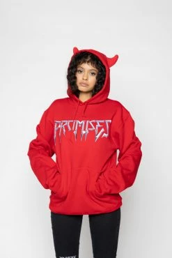 BROKEN PROMISES Headbang Horn Hoodie Red Horn Hoodies 38 BROKEN PROMISES Headbang Horn Hoodie Red Horn Hoodies