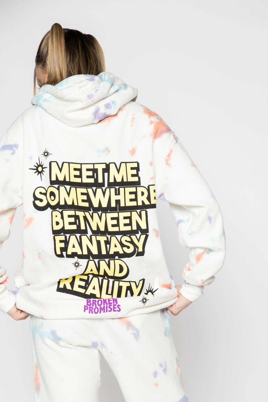 BROKEN PROMISES Fantasy & Reality Hoodie 7 BROKEN PROMISES Fantasy & Reality Hoodie