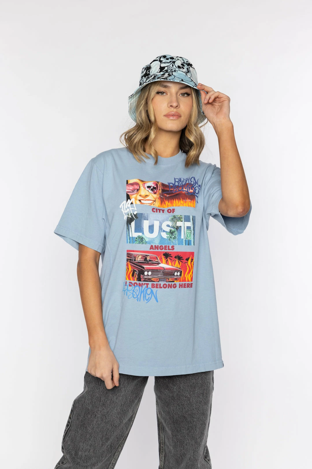 BROKEN PROMISES City Of Angels "Blue" S/S Tee 10 BROKEN PROMISES City Of Angels "Blue" S/S Tee