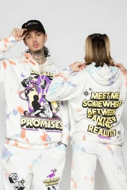BROKEN PROMISES Fantasy & Reality Hoodie