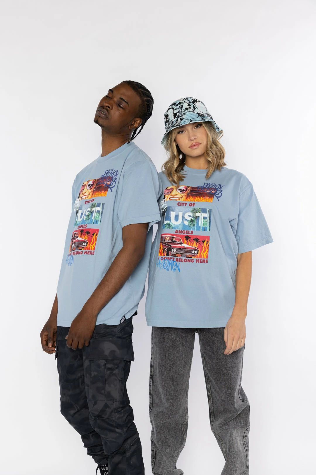 BROKEN PROMISES City Of Angels "Blue" S/S Tee 4 BROKEN PROMISES City Of Angels "Blue" S/S Tee