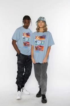 BROKEN PROMISES City Of Angels "Blue" S/S Tee 13 BROKEN PROMISES City Of Angels