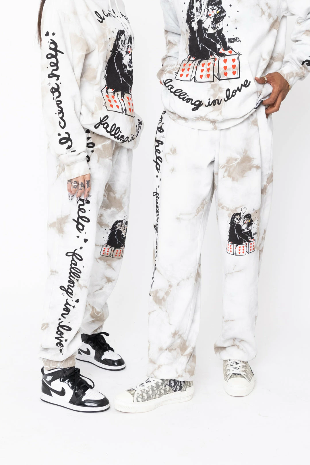 CASH Bottoms Love You So Tie Dye Sweatpants 3 CASH Bottoms Love You So Tie Dye Sweatpants