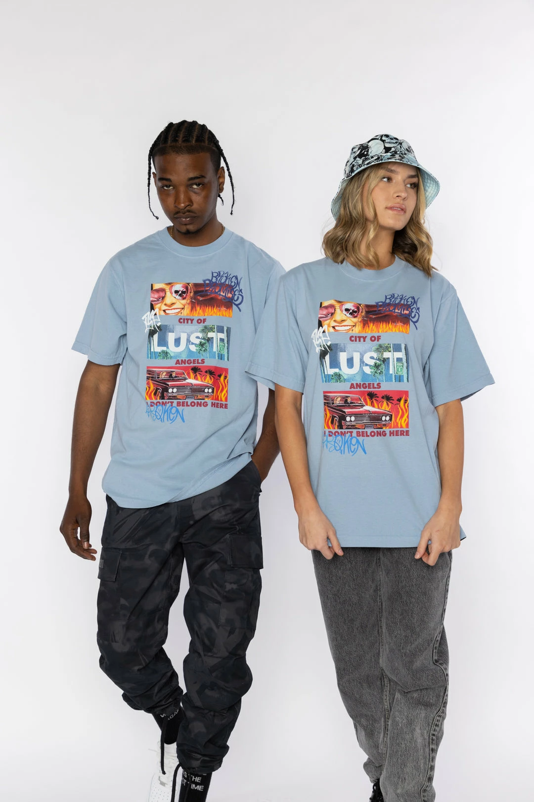 BROKEN PROMISES City Of Angels "Blue" S/S Tee 7 BROKEN PROMISES City Of Angels "Blue" S/S Tee