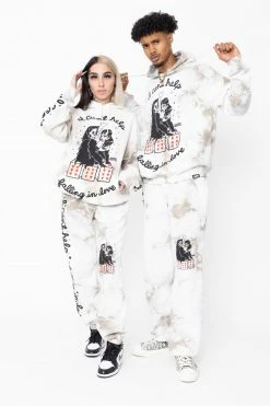 CASH Bottoms Love You So Tie Dye Sweatpants