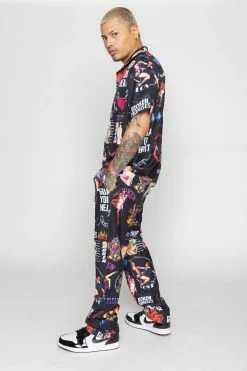 BROKEN PROMISES Bottoms Guilty Pleasure Skate Pant Black 27 BROKEN PROMISES Bottoms Guilty Pleasure Skate Pant Black