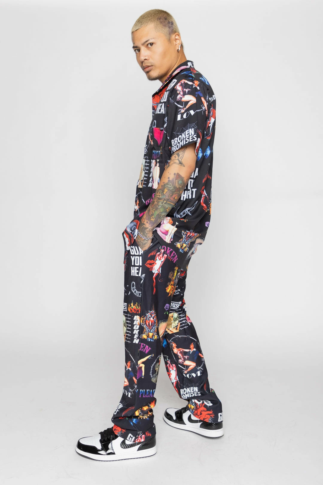 BROKEN PROMISES Bottoms Guilty Pleasure Skate Pant Black 5 BROKEN PROMISES Bottoms Guilty Pleasure Skate Pant Black