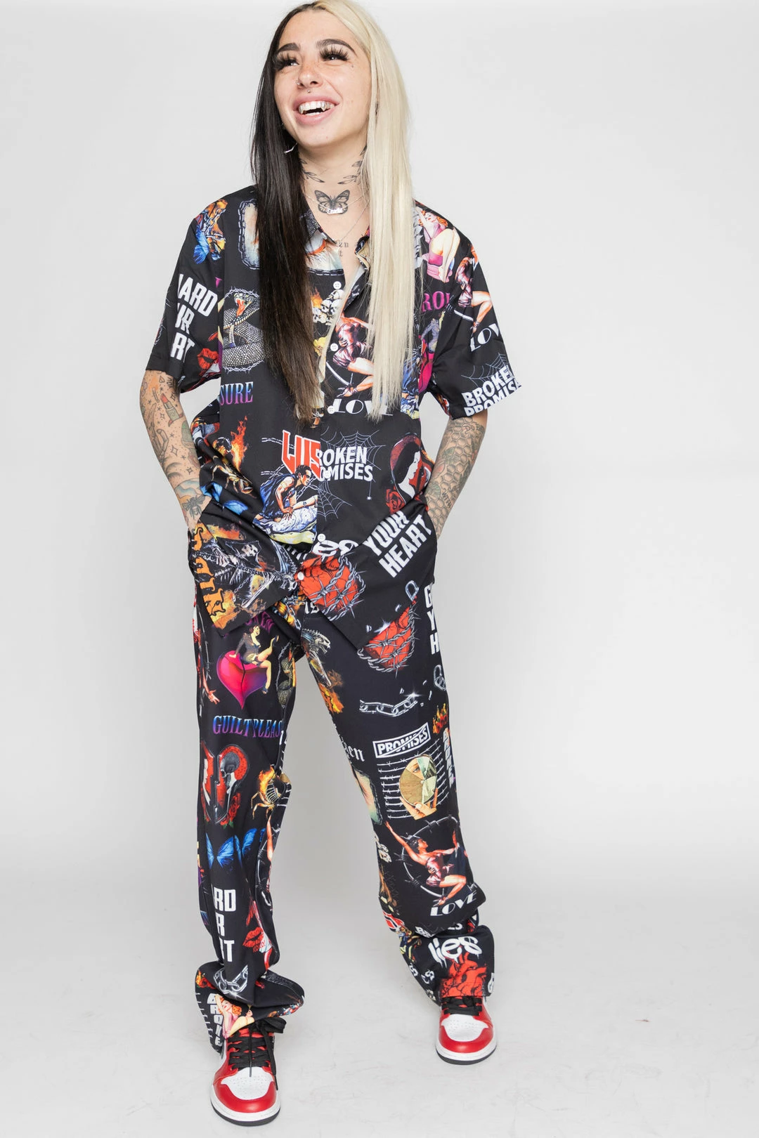 BROKEN PROMISES Bottoms Guilty Pleasure Skate Pant Black 23 BROKEN PROMISES Bottoms Guilty Pleasure Skate Pant Black