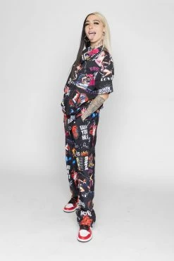 BROKEN PROMISES Bottoms Guilty Pleasure Skate Pant Black 41 BROKEN PROMISES Bottoms Guilty Pleasure Skate Pant Black