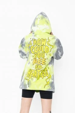 BROKEN PROMISES Beehive Hoodie Dye Green Hoodies