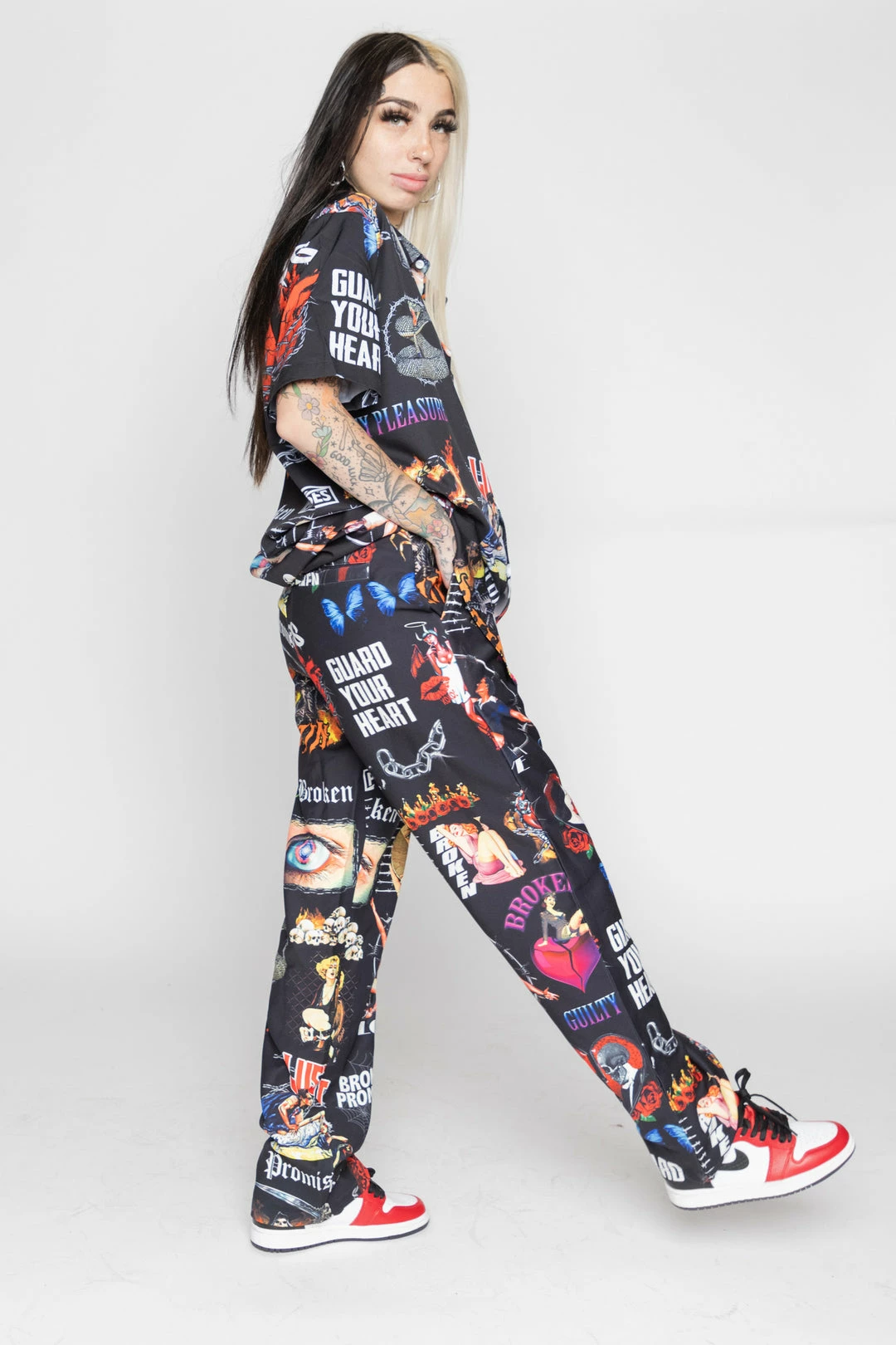 BROKEN PROMISES Bottoms Guilty Pleasure Skate Pant Black 20 BROKEN PROMISES Bottoms Guilty Pleasure Skate Pant Black