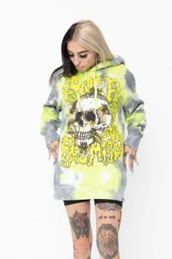 BROKEN PROMISES Beehive Hoodie Dye Green Hoodies