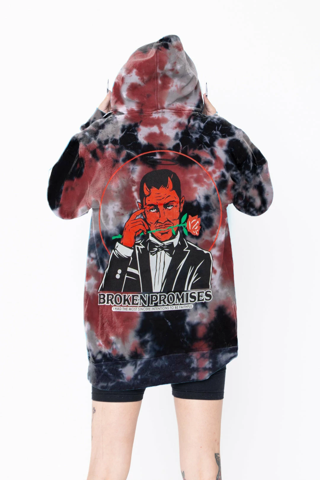 CASH Lucky Lucifer Blood Dye Hoodie 5 CASH Lucky Lucifer Blood Dye Hoodie