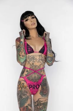 BROKEN PROMISES Switchblade Bikini Bottom Swim 18 BROKEN PROMISES Switchblade Bikini Bottom Swim