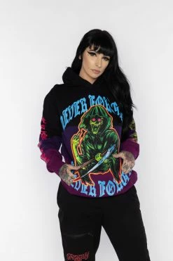 BROKEN PROMISES Hoodies Grave Goblin Dip Dye Hoodie