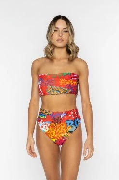 BROKEN PROMISES Rattle Can Bikini Bottom Swim