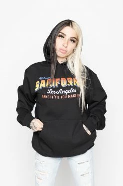 BROKEN PROMISES Hoodies Sadifornia Hoodie Black 17 BROKEN PROMISES Hoodies Sadifornia Hoodie Black