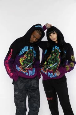 BROKEN PROMISES Hoodies Grave Goblin Dip Dye Hoodie