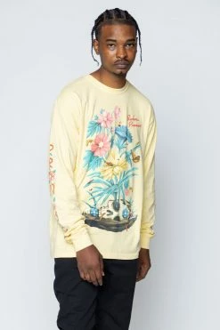 BROKEN PROMISES Lovely Decay L/S Yellow Shirts