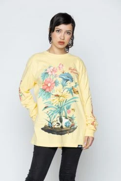 BROKEN PROMISES Lovely Decay L/S Yellow Shirts