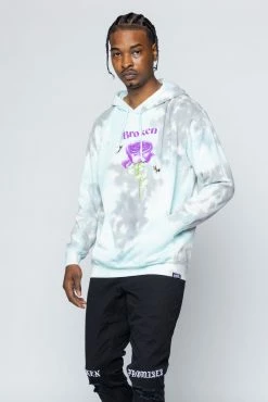 CASH Happy On The Outside Crystal Wash Hoodie Hoodies