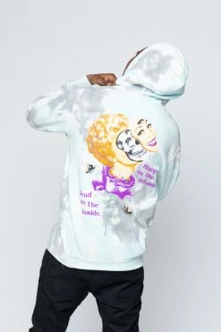 CASH Happy On The Outside Crystal Wash Hoodie Hoodies
