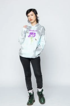 CASH Happy On The Outside Crystal Wash Hoodie Hoodies