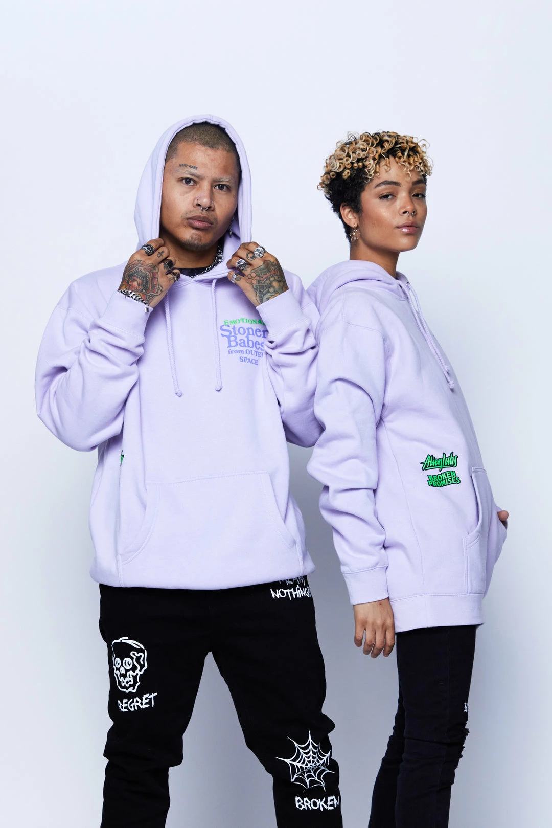 CASH Hoodies BP X Alienlabs Outer Space Hoodie Lavender 12 CASH Hoodies BP X Alienlabs Outer Space Hoodie Lavender