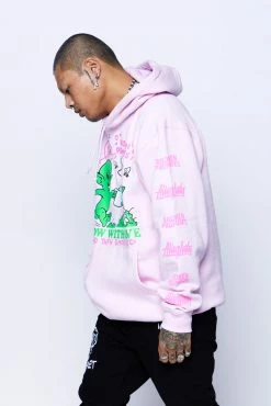 CASH Hoodies BP X Alienlabs Grow With Love Hoodie Pink