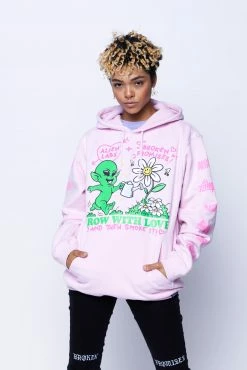 CASH Hoodies BP X Alienlabs Grow With Love Hoodie Pink